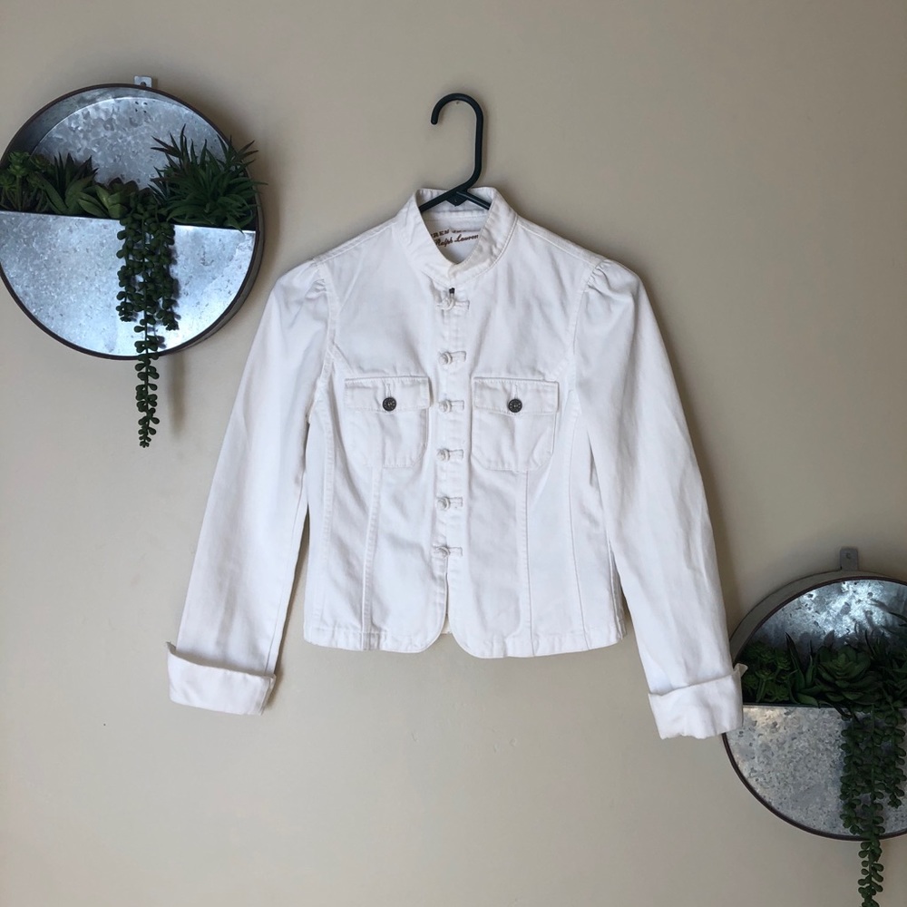 Ralph Lauren White Denim Jacket